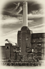 Battersea Power Station in London.