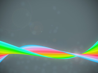 Verdrehter Regenbogen