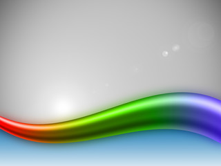 Regenbogen Röhre neutral-blau