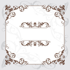 abstract vintage frame