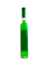 Green wine bottle