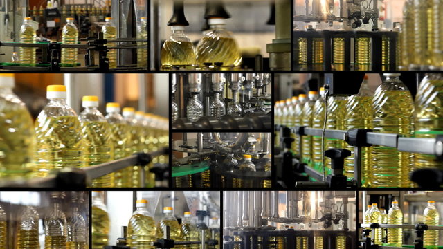 Sunflower oil factory multiscreen