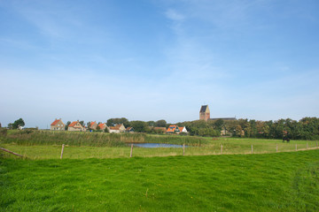 Little village at Dutch island