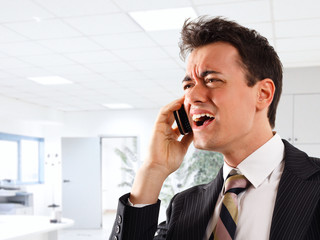 Screaming at the phone