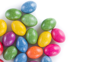 easter eggs isolated