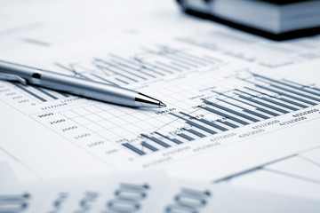 financial charts and graphs