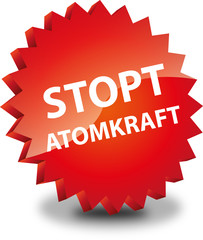 Button Rund Stopt Atomkraft