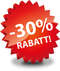 Button Rund -30% Rabatt