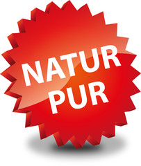 Button Rund Natur Pur