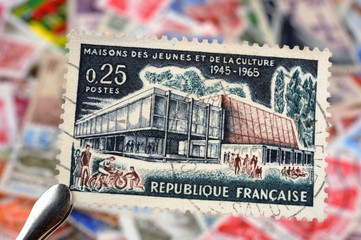 timbres - Maisons des Jeunes et de la Culture 1945/1965 - philatélie France