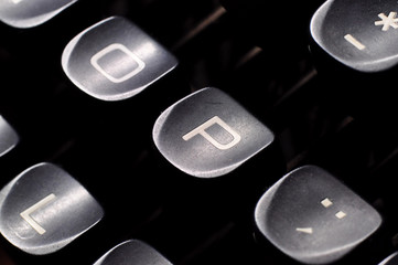 typewriter keys