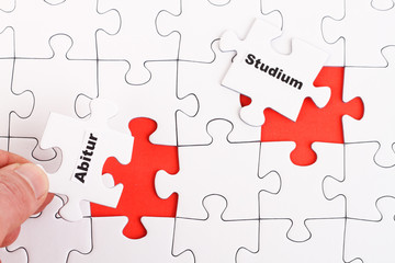 Fototapeta premium Puzzle Ausbildung / Studium