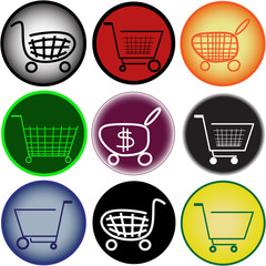 Shopping carts web buttons