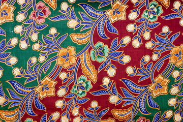 Exotic Malaysian batik Pattern