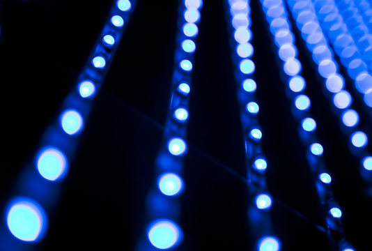 imagen abstracta de bombillas led