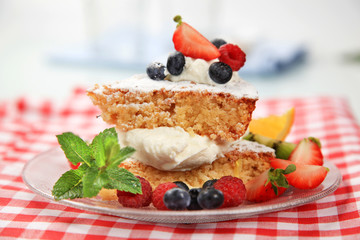 Sweet breakfast or afternoon tea