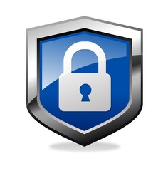 Blue Secure shield