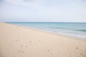 Fototapeta na wymiar Lances beach to Tarifa
