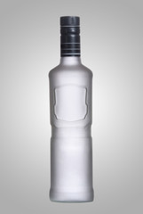 bottle iced of vodka