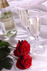 Champaign and Roses