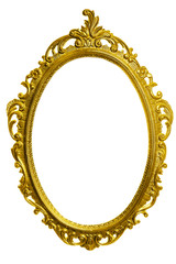 antique golden carved frame