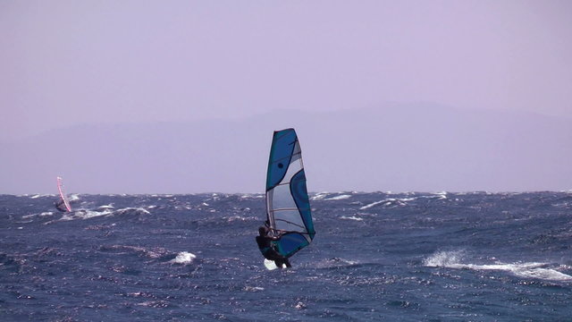 windsurfing freestyle  jump