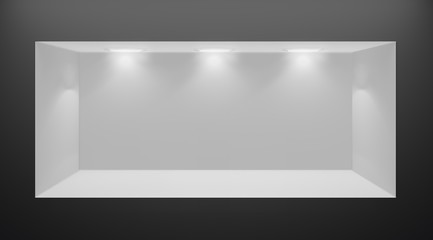 Mensola con faretti © 3DarcaStudio