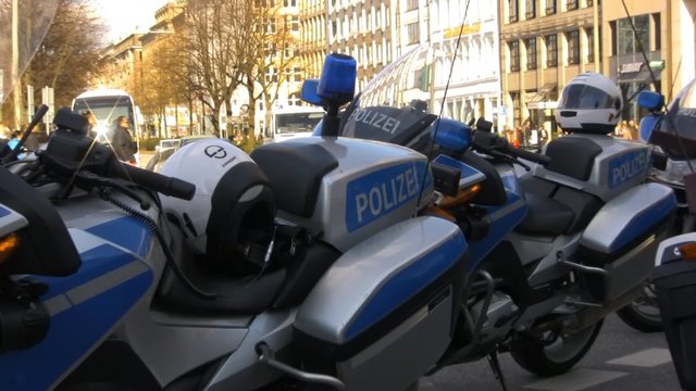 Polizei Motorr&auml;der