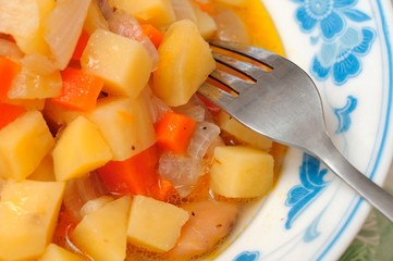 Chinese carrot and potato dish