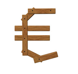wooden euro