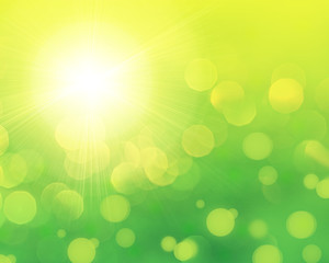 Obraz premium Fresh green abstract background