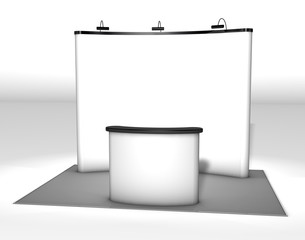 trade show counter display