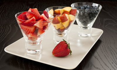 Strawberries, Blueberries and Nectarines