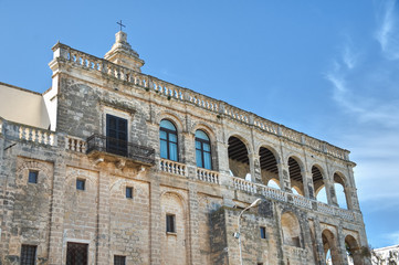 Obraz premium St. Vito martyr Abbey. Polignano a Mare. Apulia.