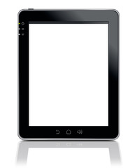 Tablet PC isolated on white