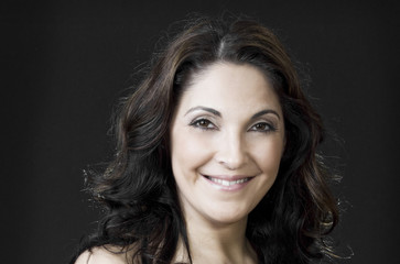 Naklejka premium Women portrait Face with smile
