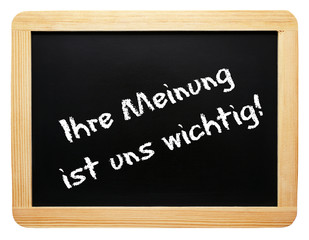 Obraz premium Ihre Meinung ist uns wichtig !