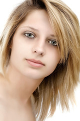 Fototapeta premium Portrait of a beautiful female model