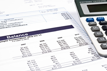 Obraz premium Financial paper