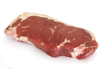 Beef steaks raw
