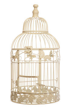 vintage shabby chic bird cage