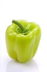 one green bell pepper