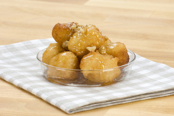 loukoumades(yeast fried balls)