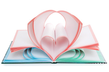 Notebook and heart symbol # 2.1 | Isolated