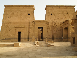 Second Pylon of Temple of Isis in Philae - obrazy, fototapety, plakaty