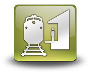 Yellow 3D Effect Icon 