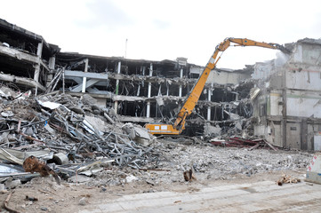 Abriss Baustelle