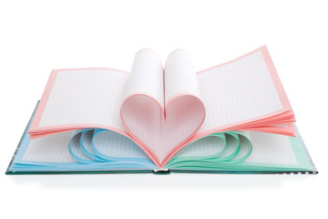 Notebook and heart symbol # 2.2 | Isolated