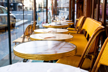 Cafe terrace in paris