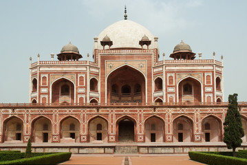 Fototapeta na wymiar Tombe d'Humayun - New Delhi - Inde